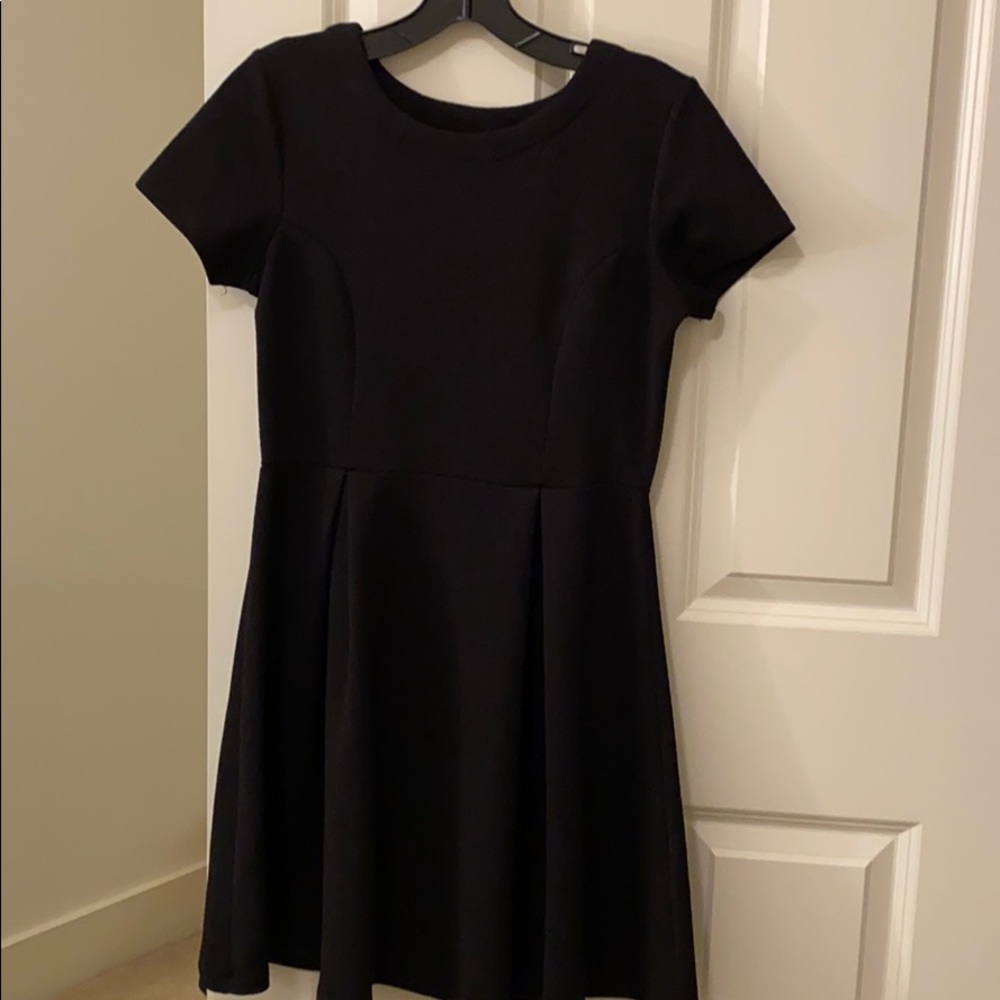 NWOT Bobeau black skater dress